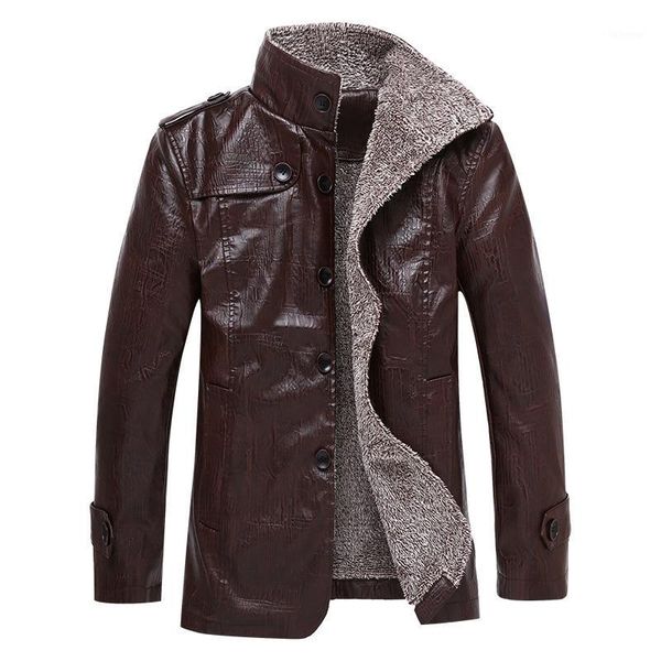 2019 winter new mens pu leather coat fashion solid color plus velvet leather jacket casual long jacket men clothing,15171, Black
2019 winter new mens pu leather coat fashion solid color plus velvet leather jacket casual long jacket men clothing,15171, Black