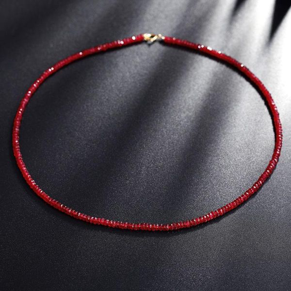chains daimi 18k gold genuine gemstones ruby necklace female tian caibao handmade customized ran design clavicle chain, Silver
chains daimi 18k gold genuine gemstones ruby necklace female tian caibao handmade customized ran design clavicle chain, Silver