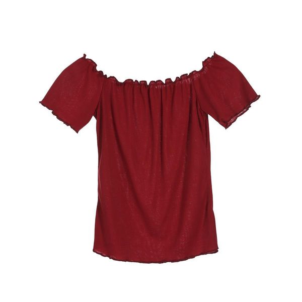fashion womens girl 100% cotton summer ruffles off shoulder crop blouse clothes cotton bodycon short sleeve sunsuit blouses, White
fashion womens girl 100% cotton summer ruffles off shoulder crop blouse clothes cotton bodycon short sleeve sunsuit blouses, White