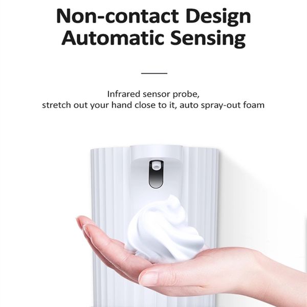 usams auto 5cm sensing infrared foaming induction foam wall dispenser for sanitation
usams auto 5cm sensing infrared foaming induction foam wall dispenser for sanitation