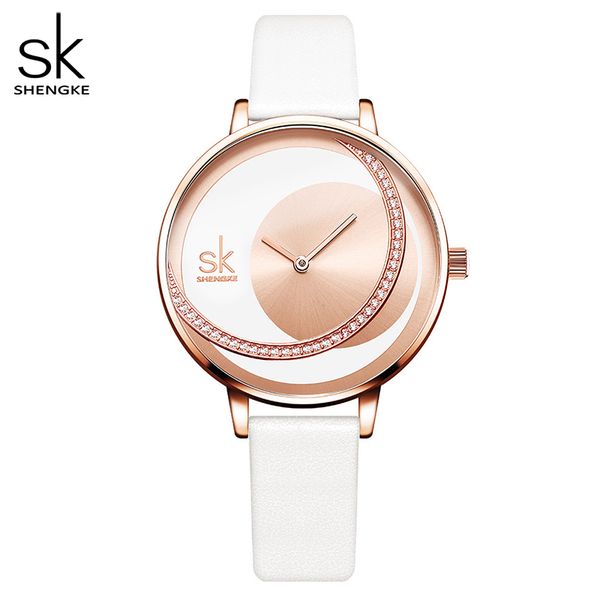 shengke watch women luxury crystal watch reloj mujer leather band diamond ladies quartz watch women watches montre femme 201204, Slivery;brown
shengke watch women luxury crystal watch reloj mujer leather band diamond ladies quartz watch women watches montre femme 201204, Slivery;brown