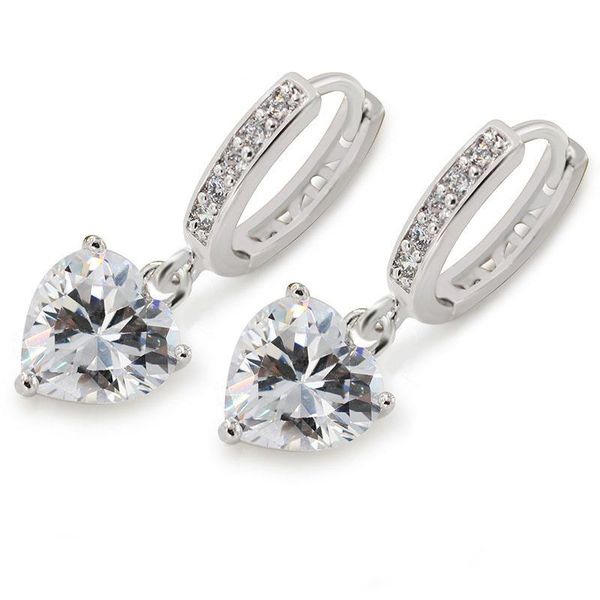 mxgxfam heart cz charm hoop earrings for women fashion jewelry + cubic zircon white gold color, Golden;silver
mxgxfam heart cz charm hoop earrings for women fashion jewelry + cubic zircon white gold color, Golden;silver