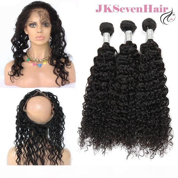 brazilian virgin human hair curly wave 3 bundles +360 lace frontal wig indian peruvian malaysian remy hair lace wig preplucked, Black
brazilian virgin human hair curly wave 3 bundles +360 lace frontal wig indian peruvian malaysian remy hair lace wig preplucked, Black