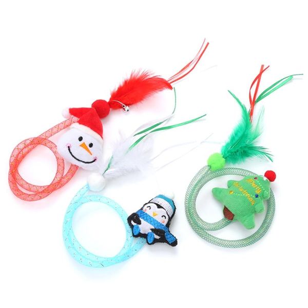 cat toys plush toy christmas line tube feather with catnip self-excited pet safe
cat toys plush toy christmas line tube feather with catnip self-excited pet safe