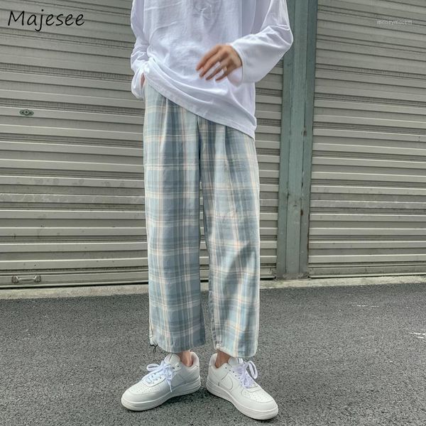 men's pants casual men all-match plaid loose korean style ins chic drawstring elastic waist adjustable student harajuku ankle-length1, Black
men's pants casual men all-match plaid loose korean style ins chic drawstring elastic waist adjustable student harajuku ankle-length1, Black