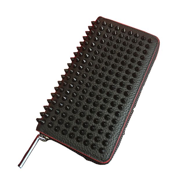 genuine leather for men long wallet multi color fashion bags coin purse women long rivet wallets with box, Red;black
genuine leather for men long wallet multi color fashion bags coin purse women long rivet wallets with box, Red;black