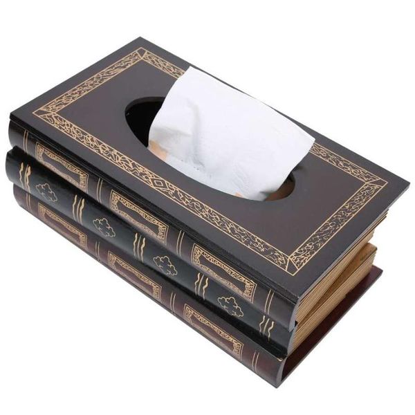 tissue boxes & napkins book shape box wooden brown retro european style large capacity napkin holder dispenser 2 styles
tissue boxes & napkins book shape box wooden brown retro european style large capacity napkin holder dispenser 2 styles