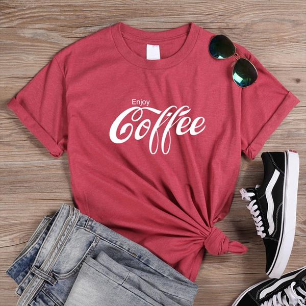 onseme female t shirt enjoy coffee letter print t shirts womens streetwear basic cotton tees cola tshirt harajuku slogan, White
onseme female t shirt enjoy coffee letter print t shirts womens streetwear basic cotton tees cola tshirt harajuku slogan, White