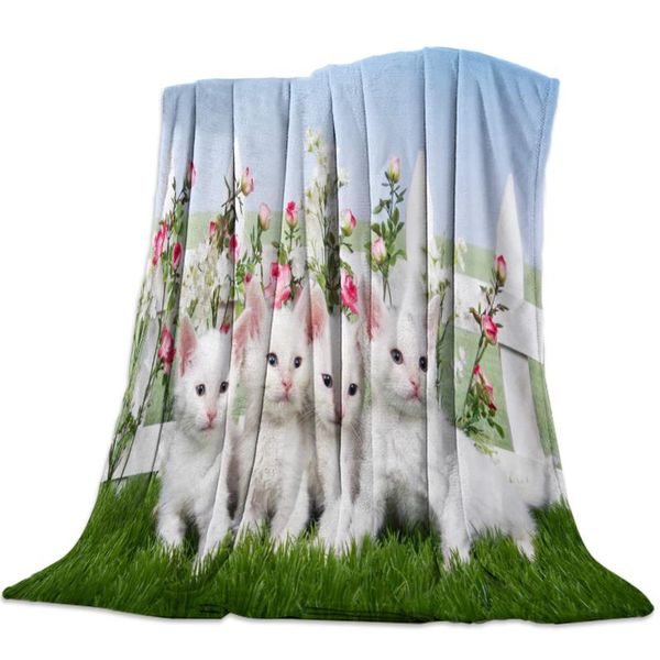 blankets animal cat meadow fence rose flower flannel blanket soft throw warm microfiber for beds office sofa items
blankets animal cat meadow fence rose flower flannel blanket soft throw warm microfiber for beds office sofa items