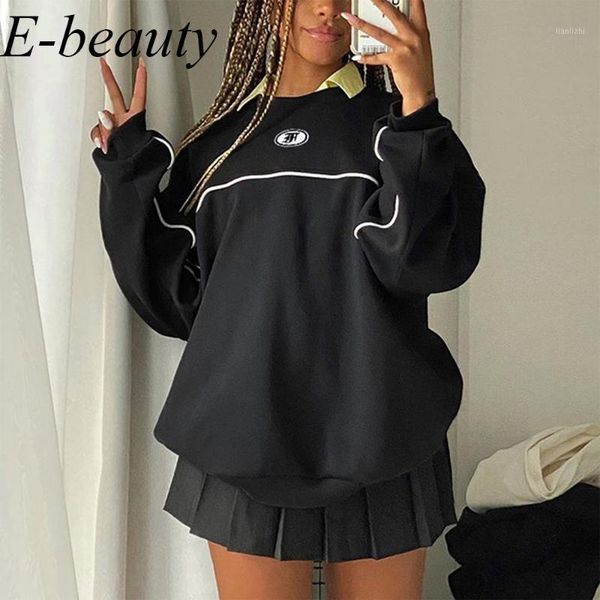 preppy style black sweatshirt women letter print striped hoodies harajuku female oversized casual crewneck sweat pullover1
preppy style black sweatshirt women letter print striped hoodies harajuku female oversized casual crewneck sweat pullover1