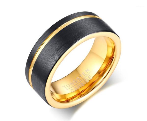 poya black gold plated tungsten ring 8mm offset thin line wedding engagement band comfort fit1, Slivery;golden
poya black gold plated tungsten ring 8mm offset thin line wedding engagement band comfort fit1, Slivery;golden