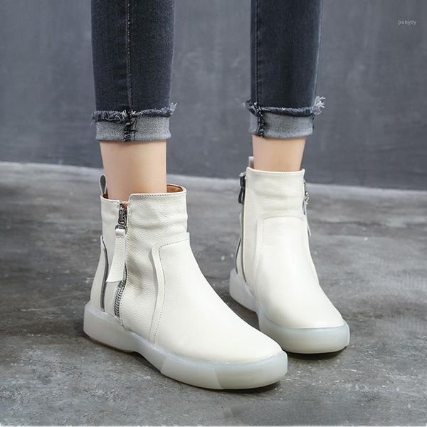 women ankle winter boots ladies platform flat shoes women genuine leather zipper casual boots female motorcycle boot1, Black
women ankle winter boots ladies platform flat shoes women genuine leather zipper casual boots female motorcycle boot1, Black