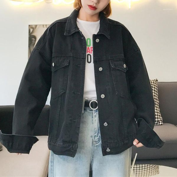 jeans jacke women fashion autumn denim jacket casual loose long sleeve jeans coat retro cowboy denim loose casual jackets1, Black;brown
jeans jacke women fashion autumn denim jacket casual loose long sleeve jeans coat retro cowboy denim loose casual jackets1, Black;brown
