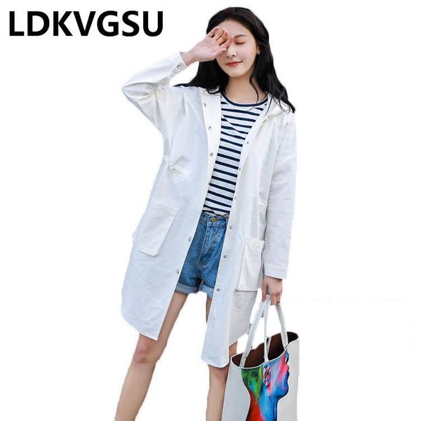 women's trench coats cotton coat women 2021 spring autumn fashion hooded windbreaker plus size female loose casual is631, Tan;black
women's trench coats cotton coat women 2021 spring autumn fashion hooded windbreaker plus size female loose casual is631, Tan;black