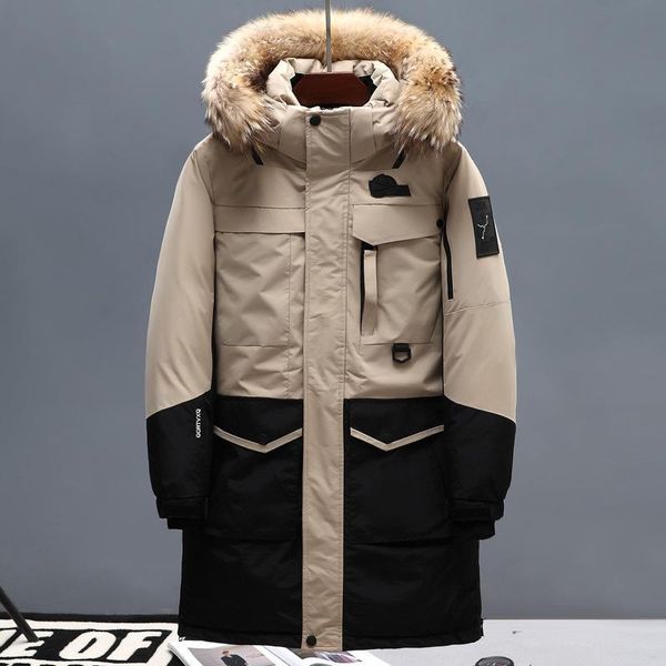 high-quality men's down jacket winter cold and wind-proof fashion warm down jacket with fur warm winter jacket warm and comfortable thi, Black
high-quality men's down jacket winter cold and wind-proof fashion warm down jacket with fur warm winter jacket warm and comfortable thi, Black