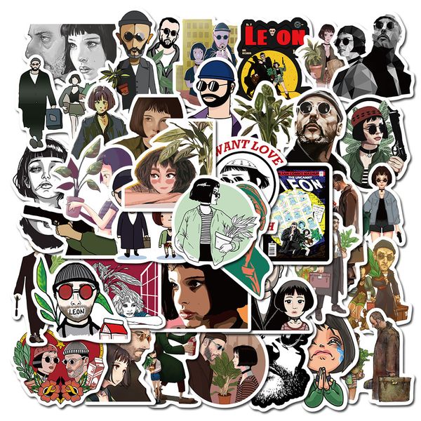 50pcs movie killer leon stickers pack for lappc guitar skateboard suitcase motorcycle graffiti cool sticker q1215
50pcs movie killer leon stickers pack for lappc guitar skateboard suitcase motorcycle graffiti cool sticker q1215