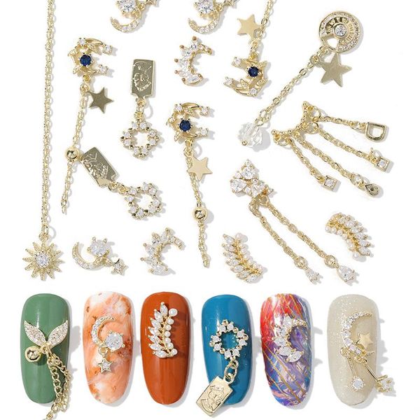 nail art decorations 2 pieces water drop crystal dangle chain charms jewelry 11type luxury zircon rhinestones for nails, Silver;gold
nail art decorations 2 pieces water drop crystal dangle chain charms jewelry 11type luxury zircon rhinestones for nails, Silver;gold