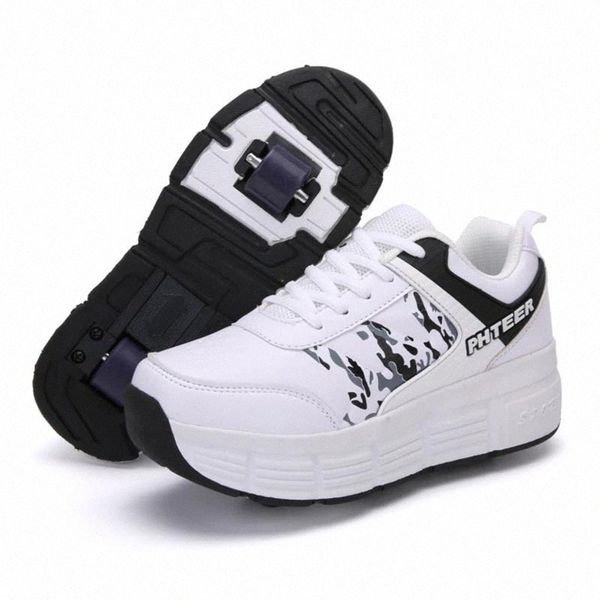 Roller Skate Shoes for Kids Boy Girl Wheels Sneakers with Wheels Children Boys Girls Roller Skating Sneaker Fashion Tennis Shoes #106X
Roller Skate Shoes for Kids Boy Girl Wheels Sneakers with Wheels Children Boys Girls Roller Skating Sneaker Fashion Tennis Shoes #106X