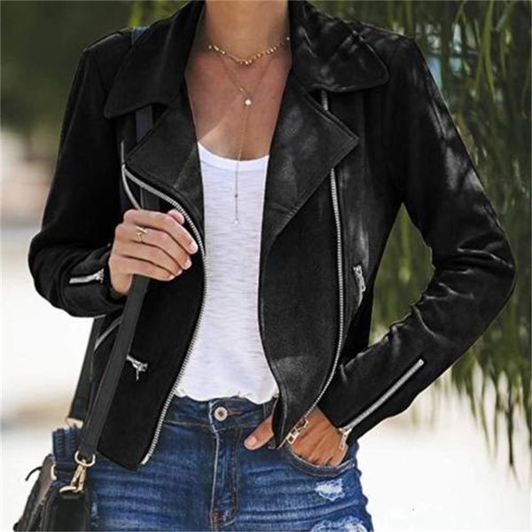 2021 new women's autumn and winter explosion lapel temper slanted short female jacket g27i, Black;brown
2021 new women's autumn and winter explosion lapel temper slanted short female jacket g27i, Black;brown