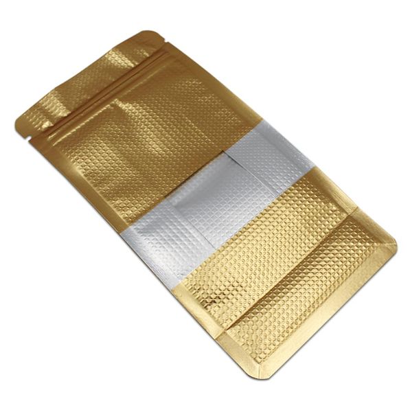 30 шт. лот встать золото с линиями mylar foil clear window bage bag bag saker уплотнение уплотнение на молнии уплотнение по боковому gusset
30 шт. лот встать золото с линиями mylar foil clear window bage bag bag saker уплотнение уплотнение на молнии уплотнение по боковому gusset