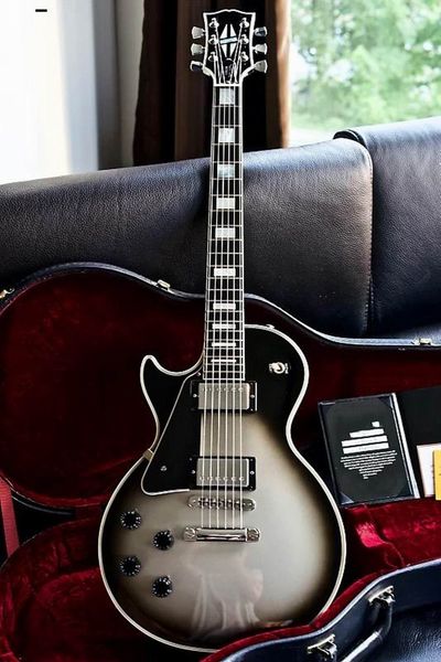 wholesale guitar new arrival custom electric guitar left handed in silver burst price not include the hardcase
wholesale guitar new arrival custom electric guitar left handed in silver burst price not include the hardcase