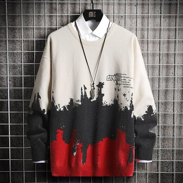 men's sweaters glacialwhale oversize mens knitted sweater men 2021 patchwork jumper pullover hip hop harajuku casual khaki, White;black
men's sweaters glacialwhale oversize mens knitted sweater men 2021 patchwork jumper pullover hip hop harajuku casual khaki, White;black