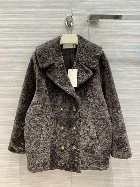 women's fur & faux luxury double-faced coat for women 2021 winter sheepskin double-breasted long sleeve genuine leather jacket, Black
women's fur & faux luxury double-faced coat for women 2021 winter sheepskin double-breasted long sleeve genuine leather jacket, Black