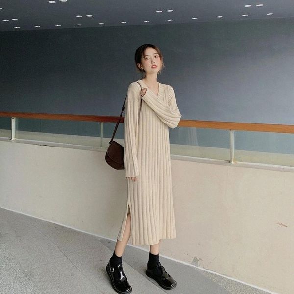 quality inspection will firm offers han edition article joker pit loose long knee-length dress split knitting wool dress girl #7n69, Black;gray
quality inspection will firm offers han edition article joker pit loose long knee-length dress split knitting wool dress girl #7n69, Black;gray