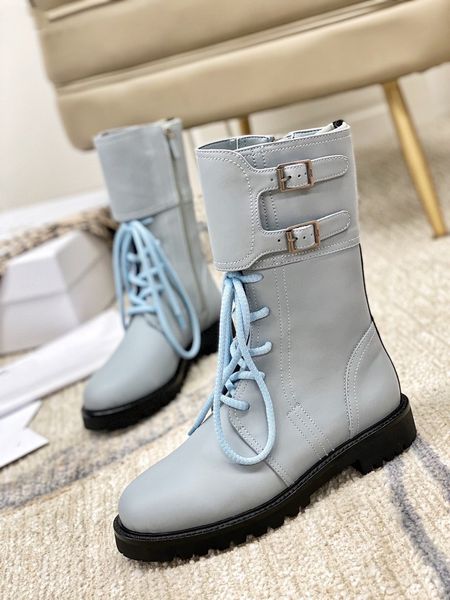 autumn and winter new ladies plus velvet black light blue leather round toe thick bottom zipper midtube boots
autumn and winter new ladies plus velvet black light blue leather round toe thick bottom zipper midtube boots