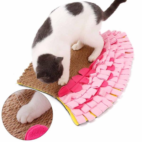 natural cat scratching mat, non-slip scratcher carpet exerciser mat foraging toy for kitty kitten
natural cat scratching mat, non-slip scratcher carpet exerciser mat foraging toy for kitty kitten