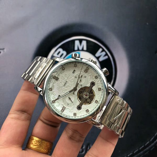 fashion men's watch fashion 42mm dial full stainless steel band automatic mechanical all dials work watches for mens gift, Slivery;brown
fashion men's watch fashion 42mm dial full stainless steel band automatic mechanical all dials work watches for mens gift, Slivery;brown
