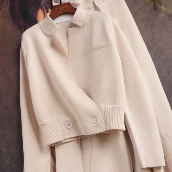 2021 autumn fashion new elegant women's casual 2 two-piece suit knitted + wide leg trousers party party sweater set, Gray
2021 autumn fashion new elegant women's casual 2 two-piece suit knitted + wide leg trousers party party sweater set, Gray