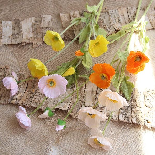 decorative flowers & wreaths 60cm height artificial flower 4 heads poppy fake wedding party christmas home decoration wall diy
decorative flowers & wreaths 60cm height artificial flower 4 heads poppy fake wedding party christmas home decoration wall diy
