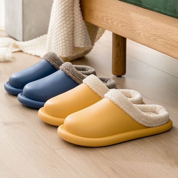 women and men couple winter cotton slippers womens home non-slip warm waterproof indoor plush slippers men solid color slipper, Black
women and men couple winter cotton slippers womens home non-slip warm waterproof indoor plush slippers men solid color slipper, Black