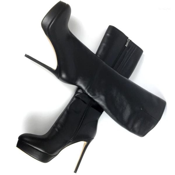 boots women ladies round toe high heel platform knee black full zipper winter party fashion shoes footwear size 4~15.51
boots women ladies round toe high heel platform knee black full zipper winter party fashion shoes footwear size 4~15.51