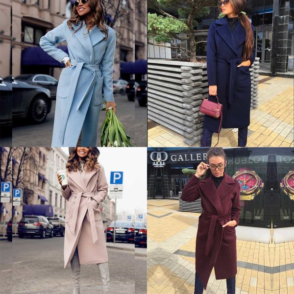 women winter long overcoat outwear coat loose sashes cardigans long sleeve manteau femme hiver elegantx1020, Black
women winter long overcoat outwear coat loose sashes cardigans long sleeve manteau femme hiver elegantx1020, Black