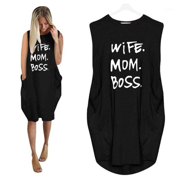 2020 fashion letter print womens black dress summer new sleeveless round neck casual loose large size women's party dress1, Black;gray
2020 fashion letter print womens black dress summer new sleeveless round neck casual loose large size women's party dress1, Black;gray