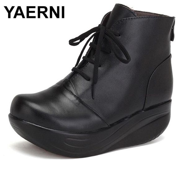 boots yaerni zipper black women lace up genuine leather winter shoes warm wedges platform swing big size short e606
boots yaerni zipper black women lace up genuine leather winter shoes warm wedges platform swing big size short e606