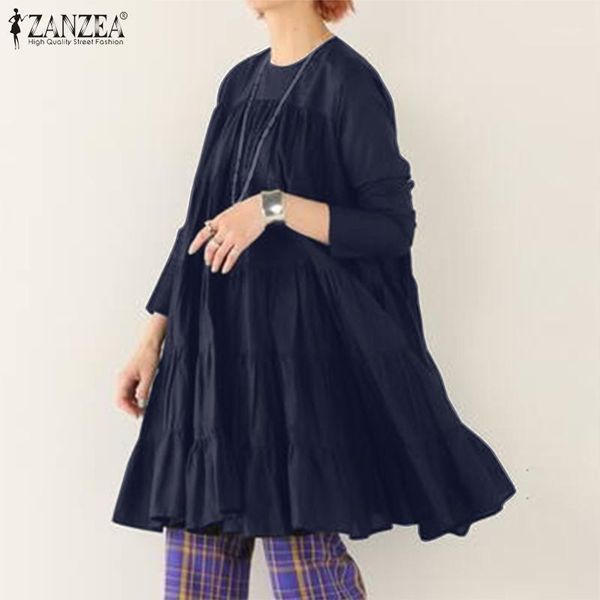 casual ruffled hem shirts full sleeve spring baggy blouse 2021 zanzea women streetwear solid loose blusa femininas chemise1, White
casual ruffled hem shirts full sleeve spring baggy blouse 2021 zanzea women streetwear solid loose blusa femininas chemise1, White