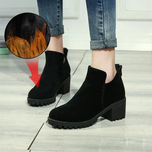 boots plus size 34-43 women winter warm snow slip on causal ankle shoes woman creepers rubber flats female fashion1, Black
boots plus size 34-43 women winter warm snow slip on causal ankle shoes woman creepers rubber flats female fashion1, Black