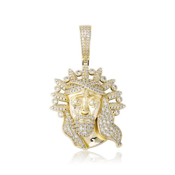 2021 new jesus portrait pendant necklace hip hop fashion jewelry iced out cubic zirconia christian religious jewelry gifts for men women, Silver
2021 new jesus portrait pendant necklace hip hop fashion jewelry iced out cubic zirconia christian religious jewelry gifts for men women, Silver