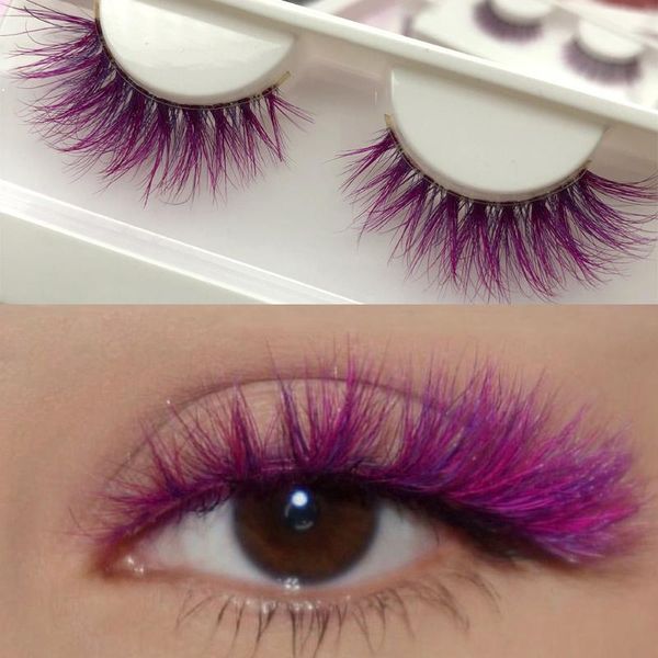 false eyelashes buzzme cruelty real mink colorful lashes fluffy dramatic volume cosplay 3d makeup tools
false eyelashes buzzme cruelty real mink colorful lashes fluffy dramatic volume cosplay 3d makeup tools