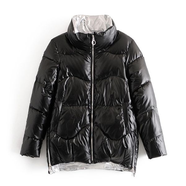 new women winter parkas jackets thick warm down cotton coats solid shiny fabric parkas zipper padded pocket cold outwear 201208, Black
new women winter parkas jackets thick warm down cotton coats solid shiny fabric parkas zipper padded pocket cold outwear 201208, Black