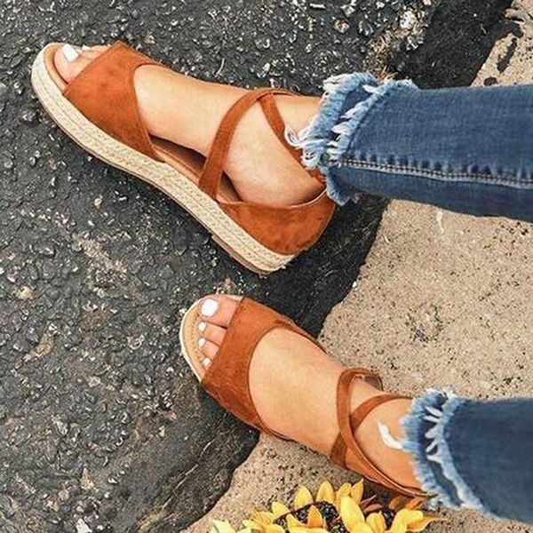 2021 spring summer ethnic bandage straw roman sandals students flat open baotou cotton linen women shoes, Black
2021 spring summer ethnic bandage straw roman sandals students flat open baotou cotton linen women shoes, Black