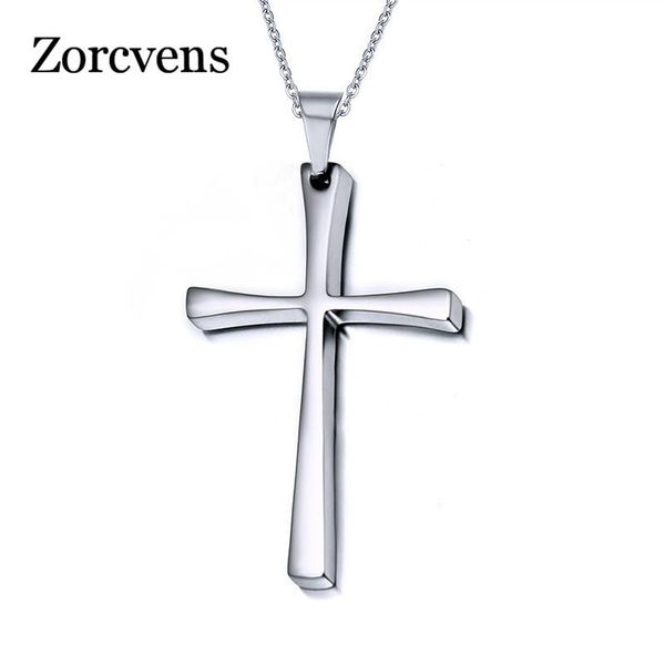 pendant necklaces modyle stainless steel punk women mens cross necklace male female box chain ladies fashion jewelry gift, Silver
pendant necklaces modyle stainless steel punk women mens cross necklace male female box chain ladies fashion jewelry gift, Silver