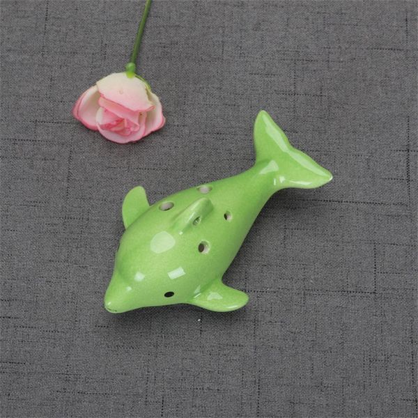 cute 6 hole ceramic dolphin ocarina educational toy musical instrument animal shape educational music flute charm 147 n2
cute 6 hole ceramic dolphin ocarina educational toy musical instrument animal shape educational music flute charm 147 n2