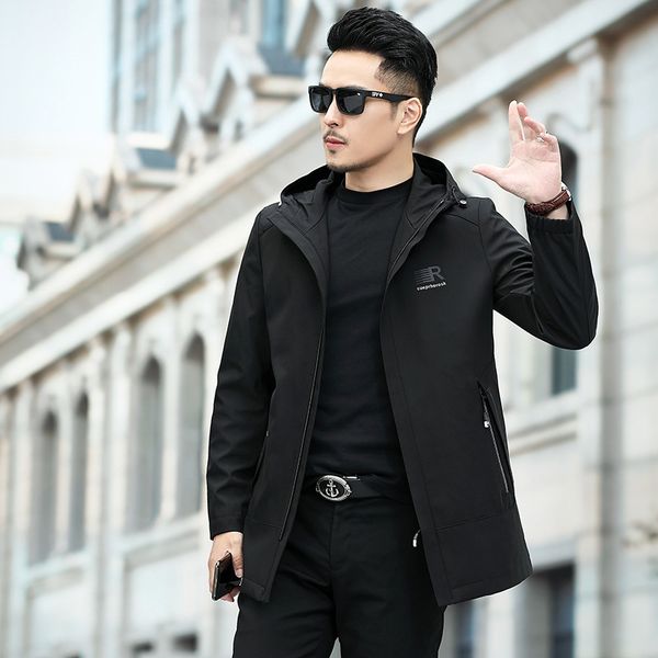windbreaker mid long hooded spring and autumn middle aged jacket men's korean fashion cool new fall 2020, Tan;black
windbreaker mid long hooded spring and autumn middle aged jacket men's korean fashion cool new fall 2020, Tan;black
