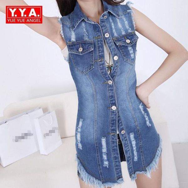 autumn new fashion women denim vest waistcoat female sleeveless jacket coat casual cotton outerwear hole bomber jean plus size1, Black;white
autumn new fashion women denim vest waistcoat female sleeveless jacket coat casual cotton outerwear hole bomber jean plus size1, Black;white