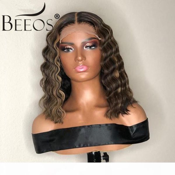 beeos 180% 4*4 closure lace wigs highlight color short deep wave bob brazilian remy human hair wigs with baby hair pre plucked, Black;brown
beeos 180% 4*4 closure lace wigs highlight color short deep wave bob brazilian remy human hair wigs with baby hair pre plucked, Black;brown