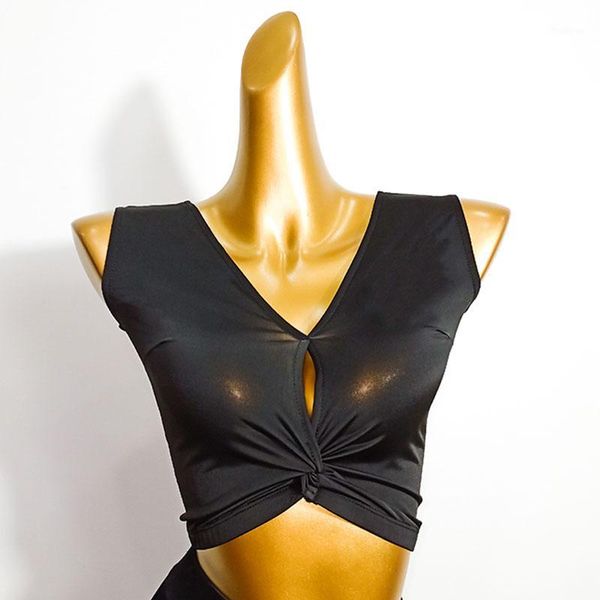 latin dancing shirt women sleeveless ballroom modern salsa tango latin training short shirts female dancewear 1, Black;red
latin dancing shirt women sleeveless ballroom modern salsa tango latin training short shirts female dancewear 1, Black;red